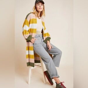 Cozy Striped Duster Kimono